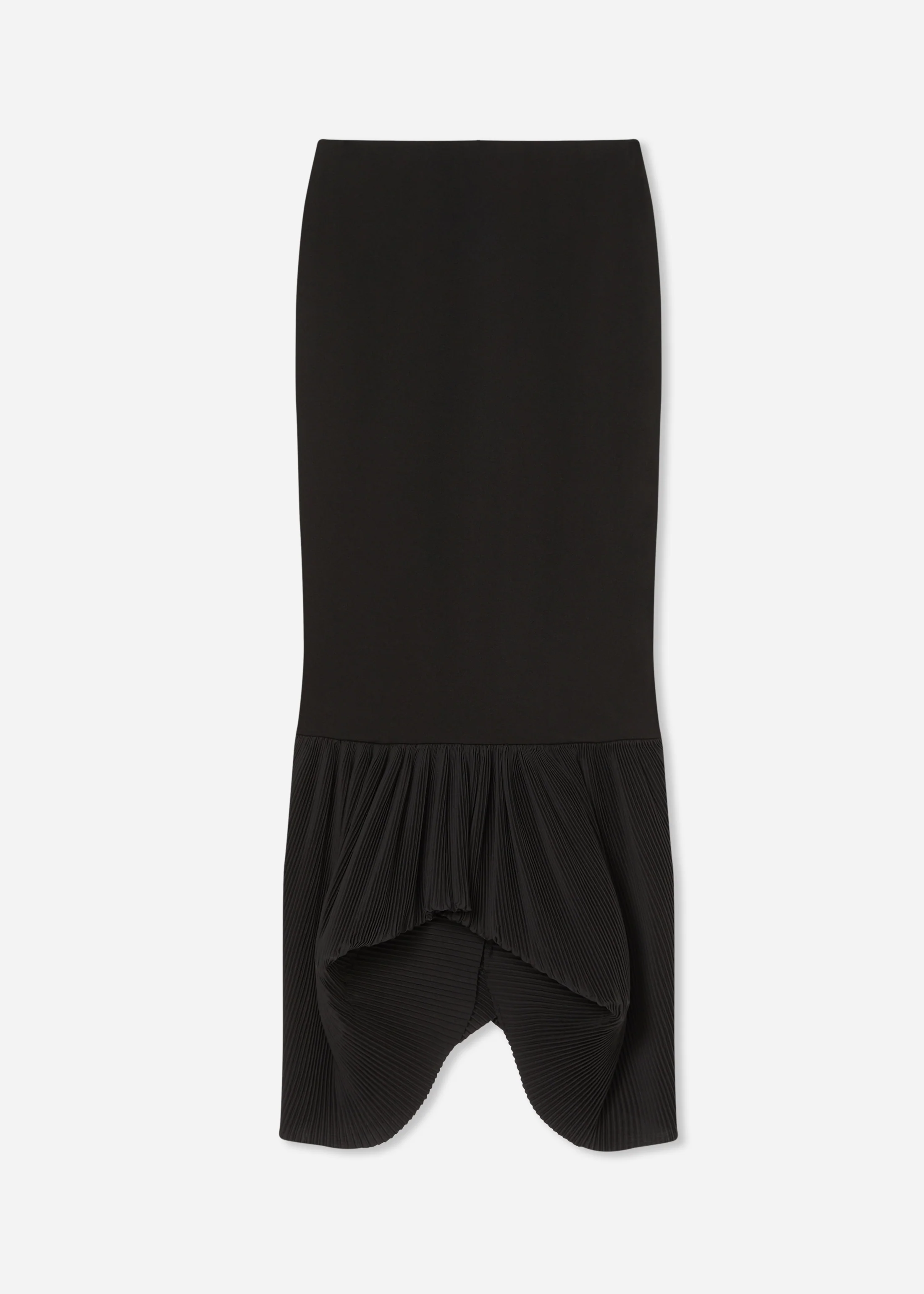 Peplum Skirt in Jersey - Black