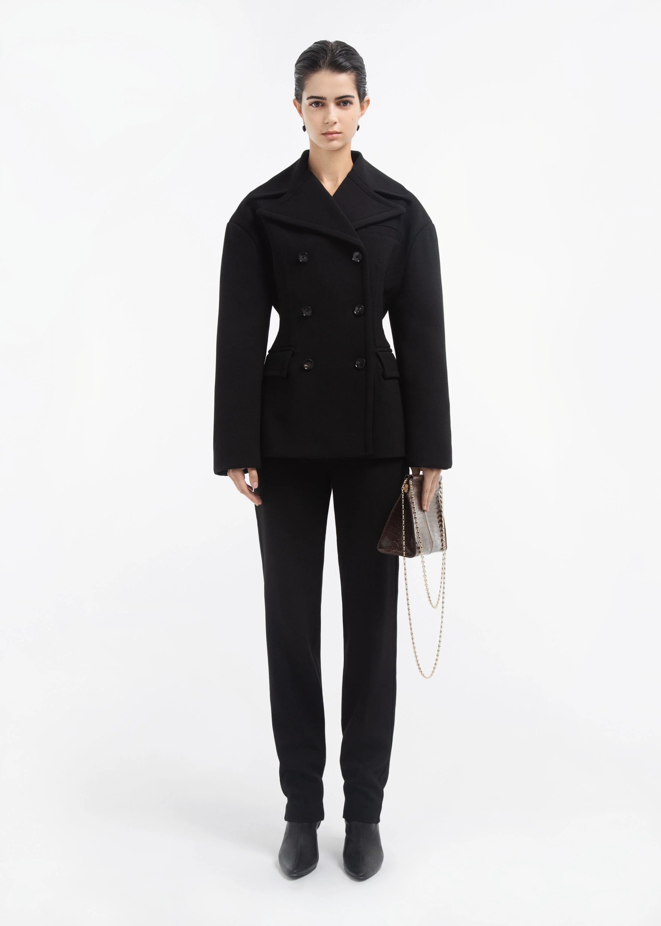 1546-oversized-double-breasted-peplum-jacket-in-wool-black-5.webp Oversized Double Breasted Peplum Jacket in Wool - Black