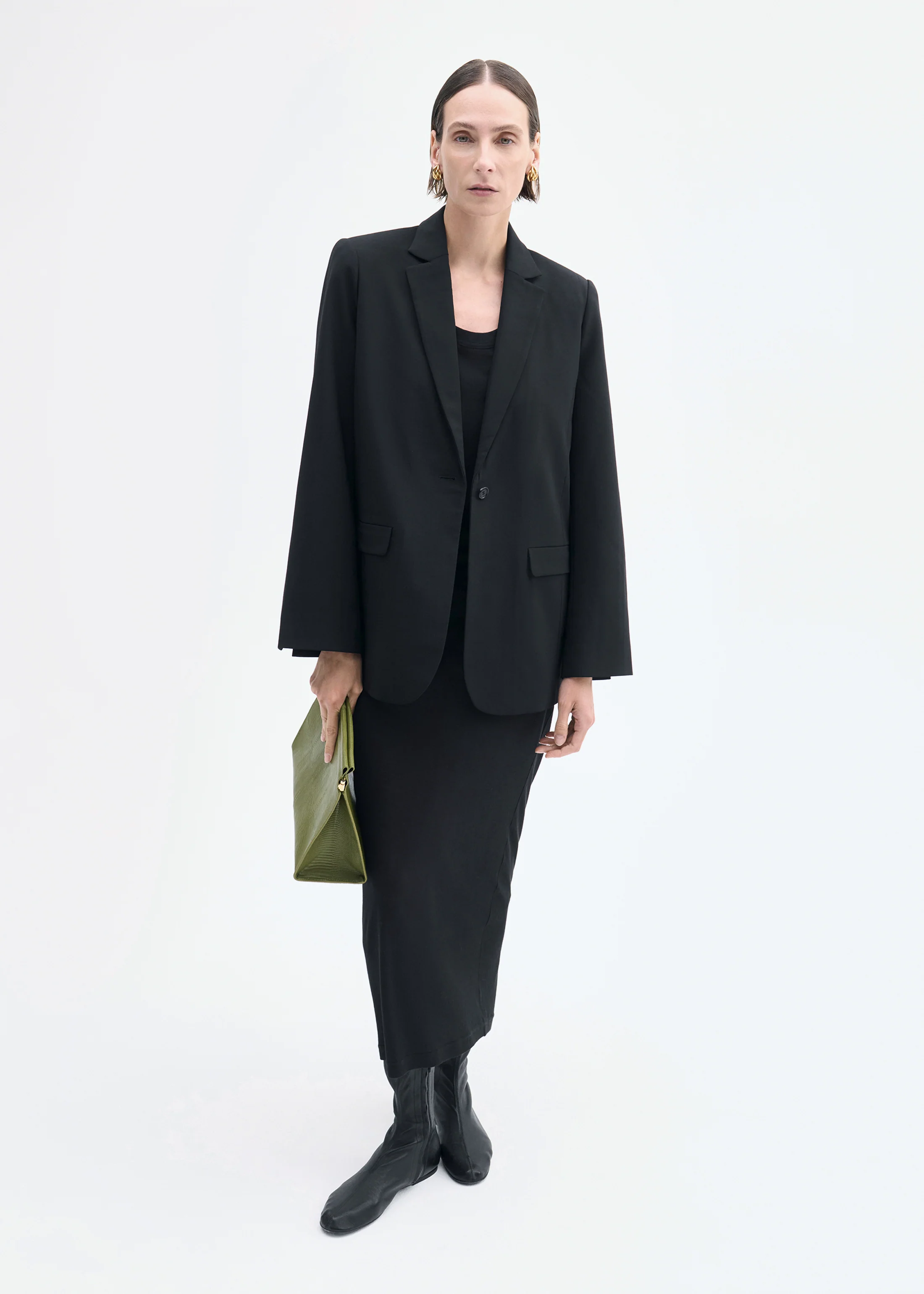 1599-pencil-skirt-in-cotton-jersey-black-1.webp Pencil Skirt in Cotton Jersey - Black