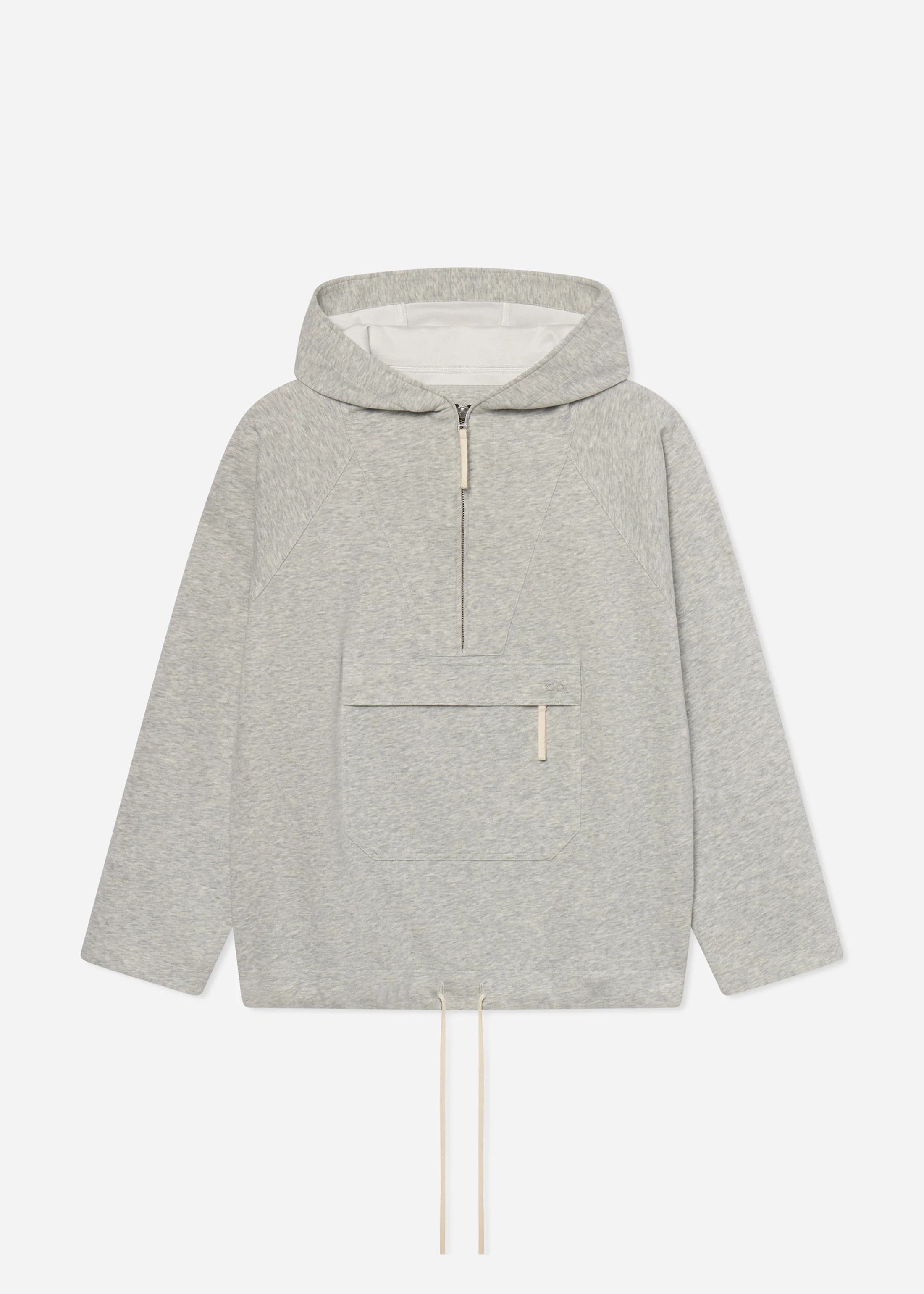 164-hooded-pullover-in-scuba-jersey-heather-grey-5.webp Hooded Pullover in Scuba Jersey - Heather Grey