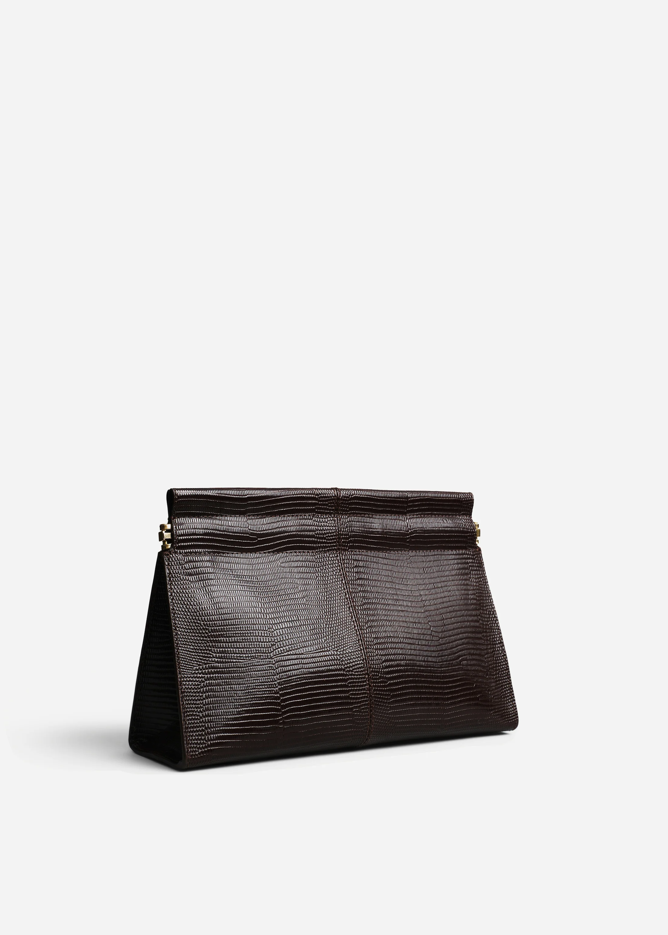 Small Leather Clutch - Espresso