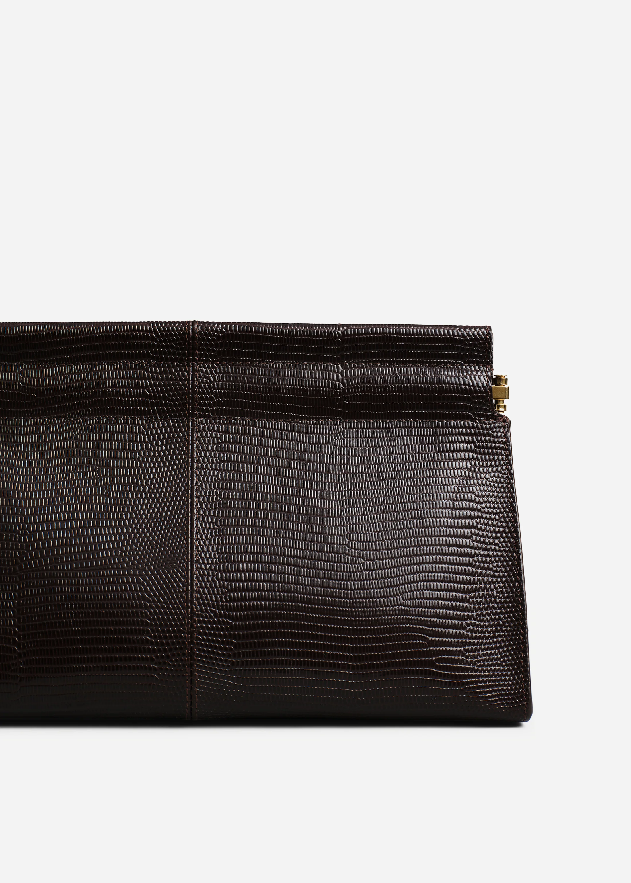 Small Leather Clutch - Espresso