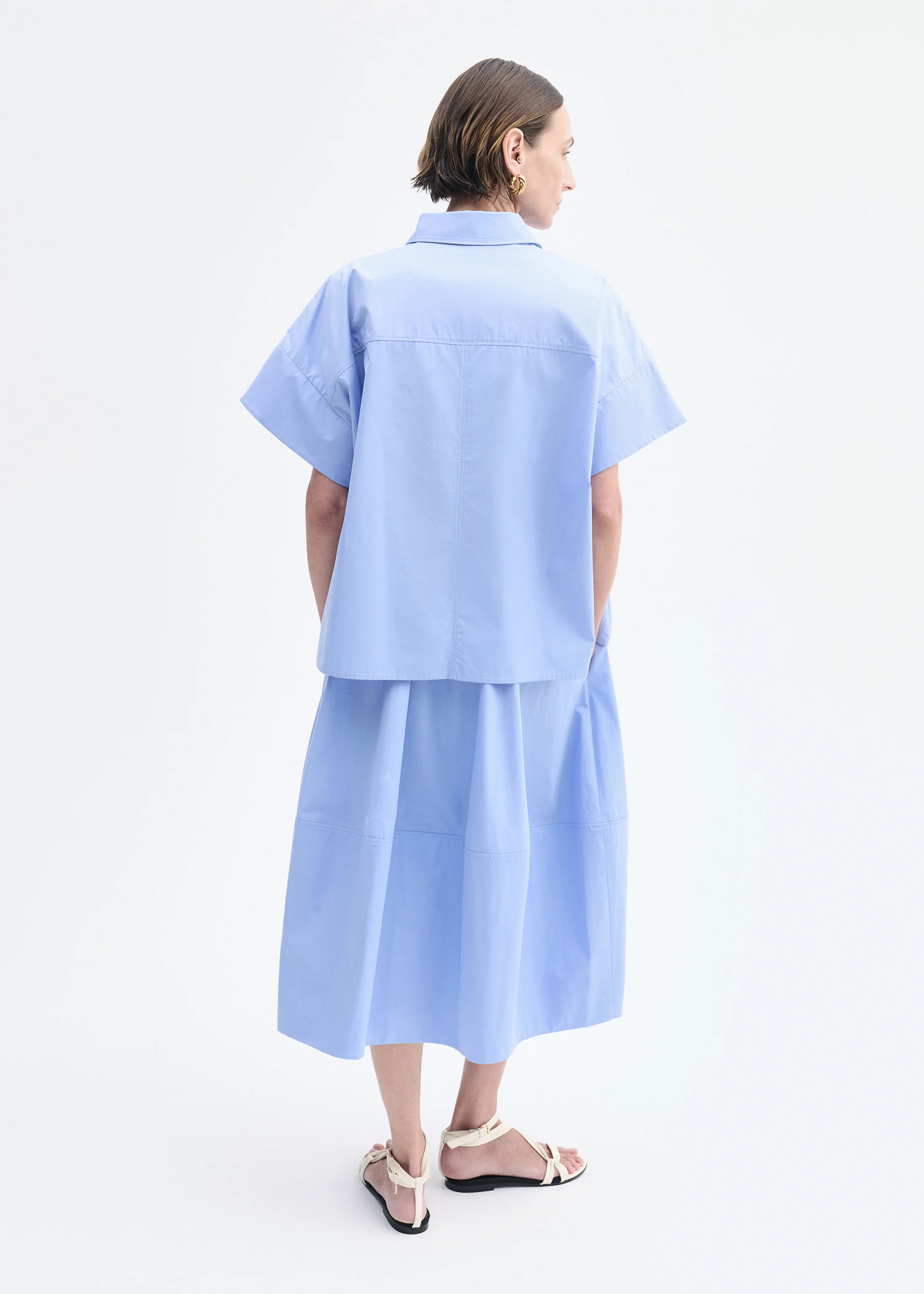 1819-full-skirt-in-cotton-poplin-blue-3.webp Full Skirt in Cotton Poplin - Blue