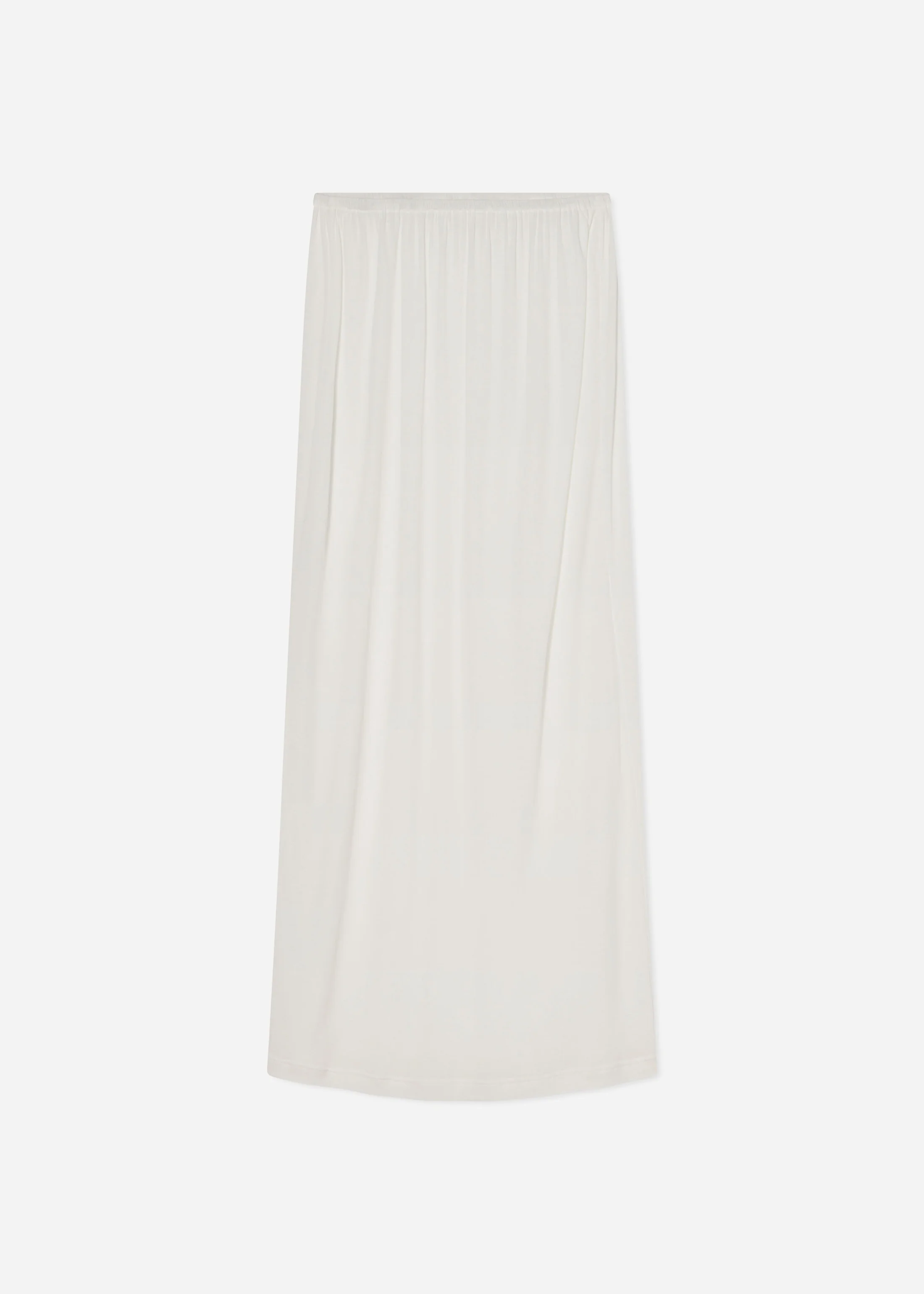 Pencil Skirt in Cotton Jersey -Ivory