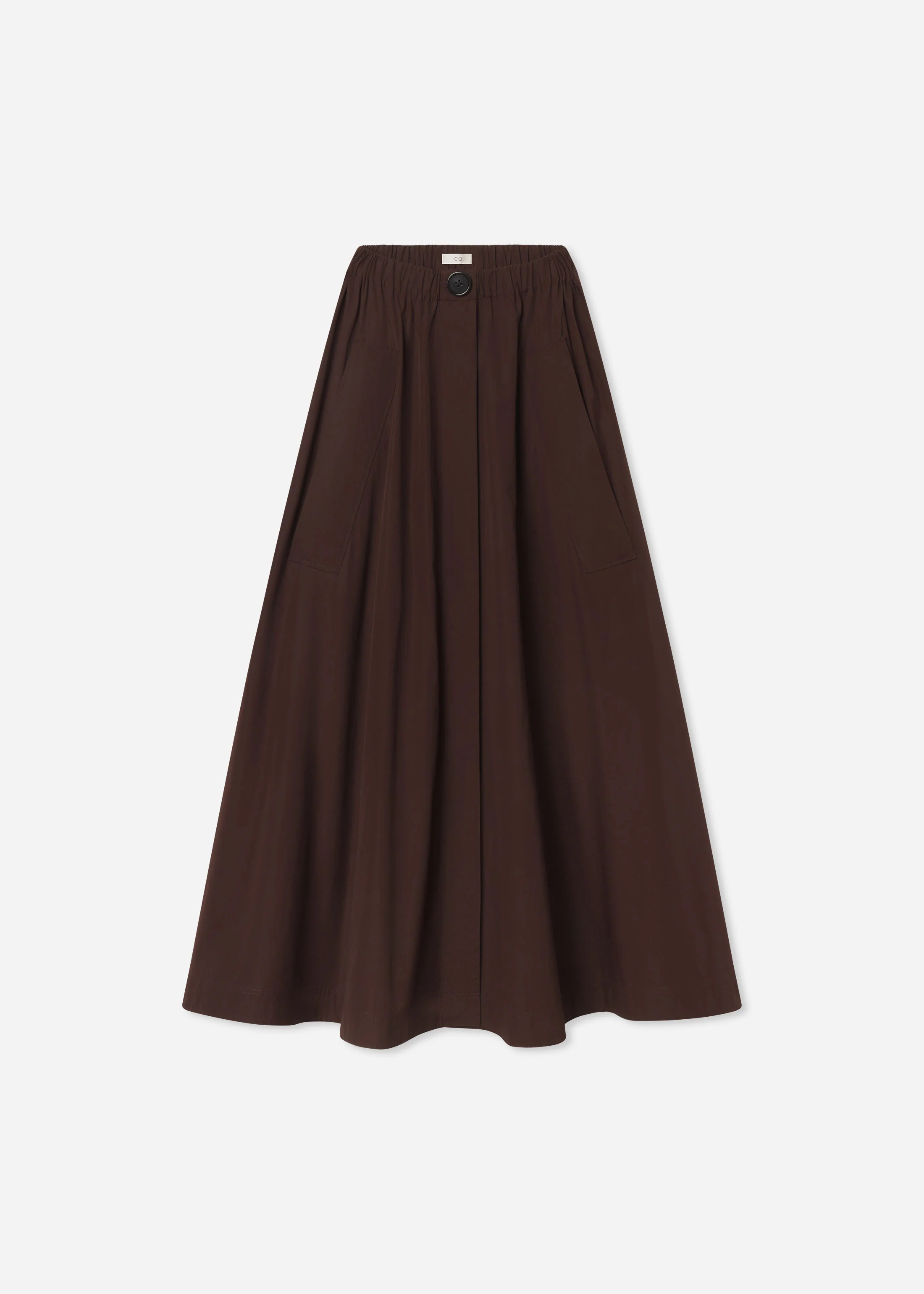 185-parachute-skirt-in-cotton-poplin-chocolate-4.webp Parachute Skirt in Cotton Poplin - Chocolate