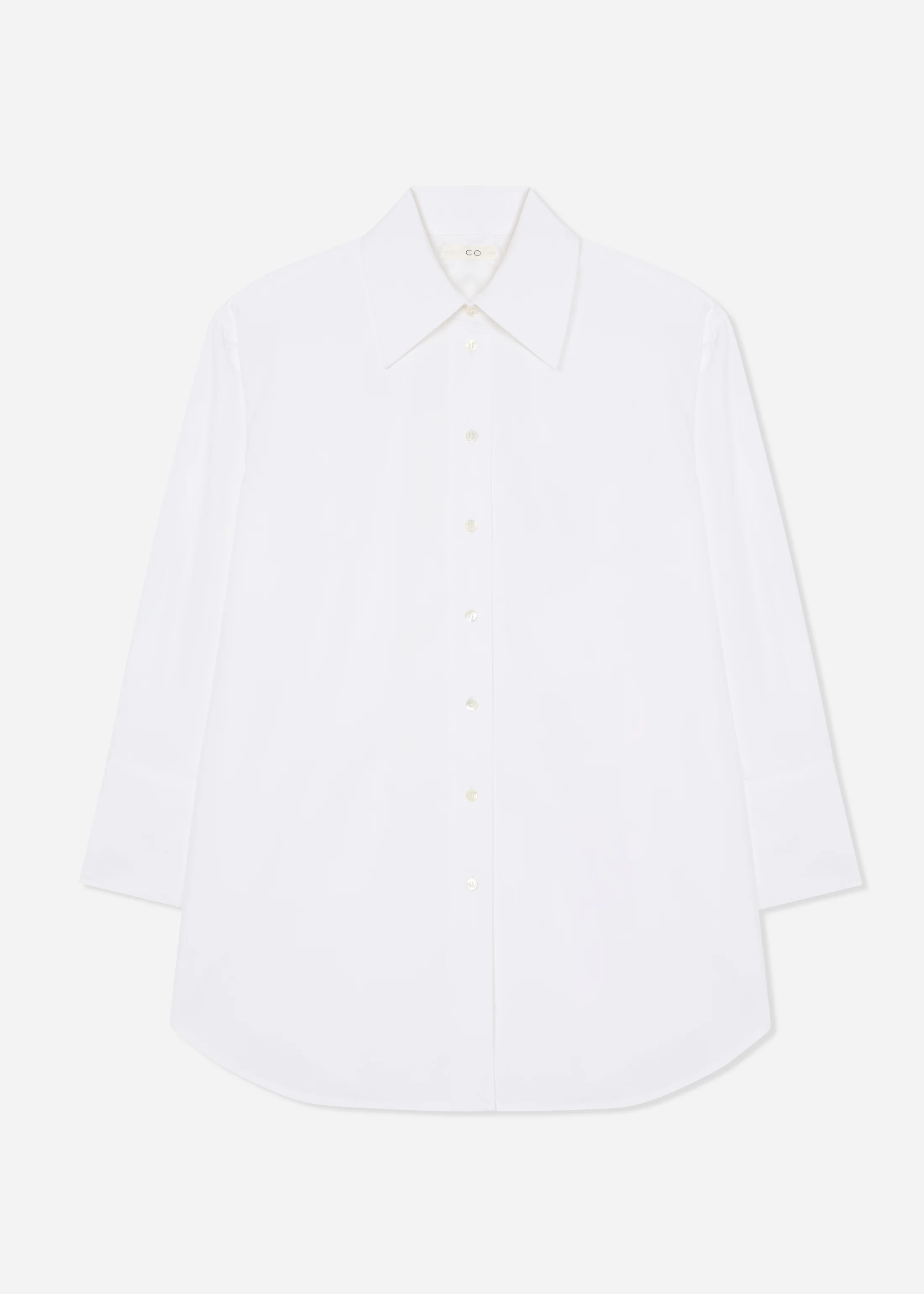 1861-overshirt-in-cotton-poplin-white-6.webp Overshirt in Cotton Poplin - White