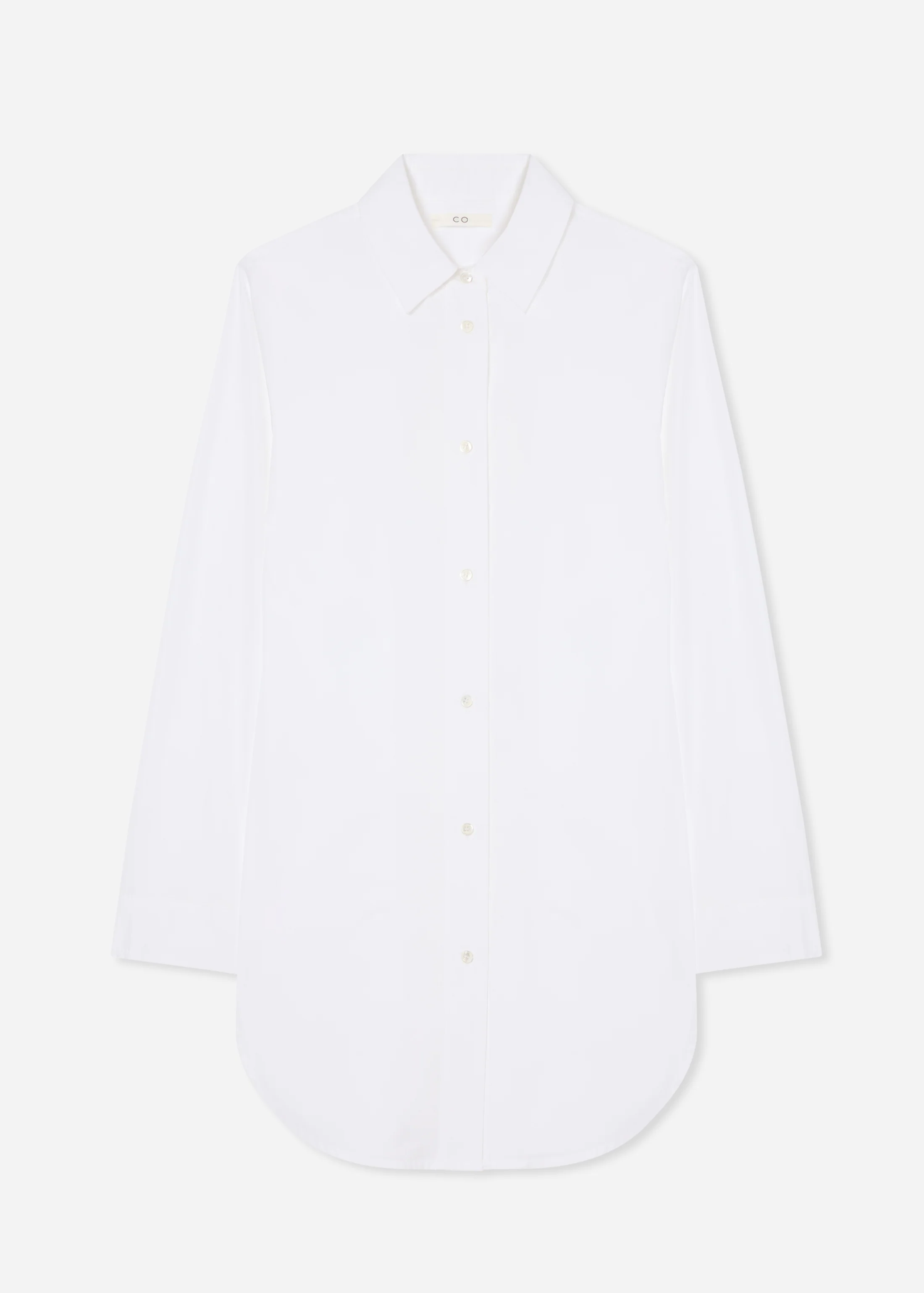 1868-cinched-button-down-shirt-in-cotton-poplin-white-4.webp Cinched Button Down Shirt in Cotton Poplin - White