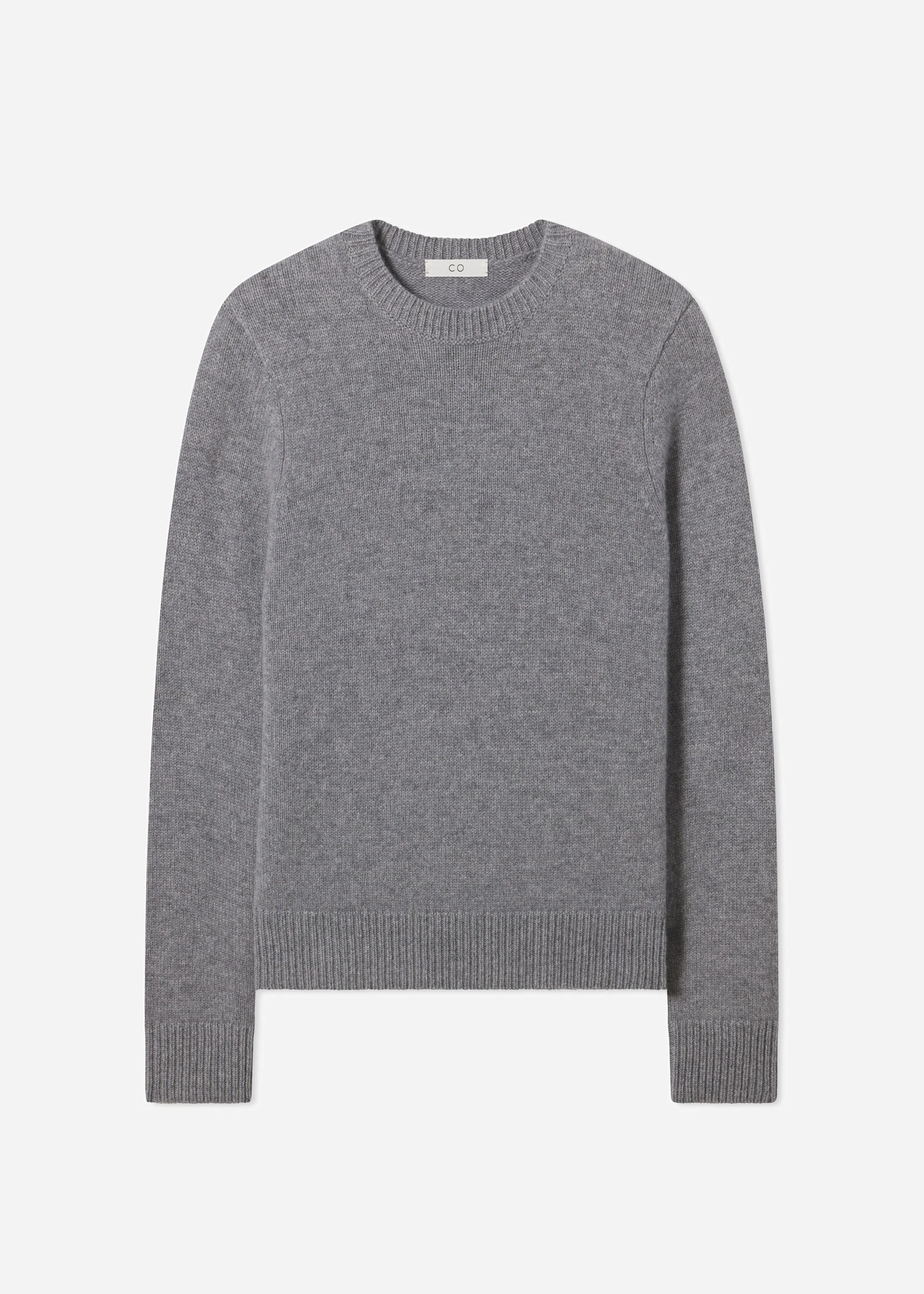 2022-crew-sweater-in-cashmere-grey-1.webp Crew Sweater in Cashmere - Grey