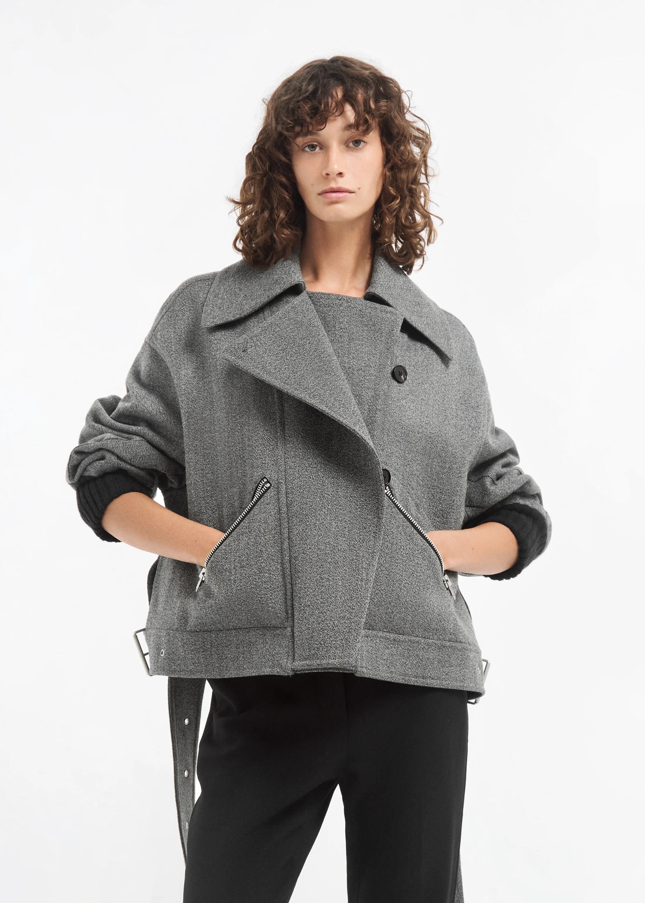 2227-oversized-engineered-bomber-in-wool-grey-melange-1.webp Oversized Engineered Bomber in Wool - Grey Melange