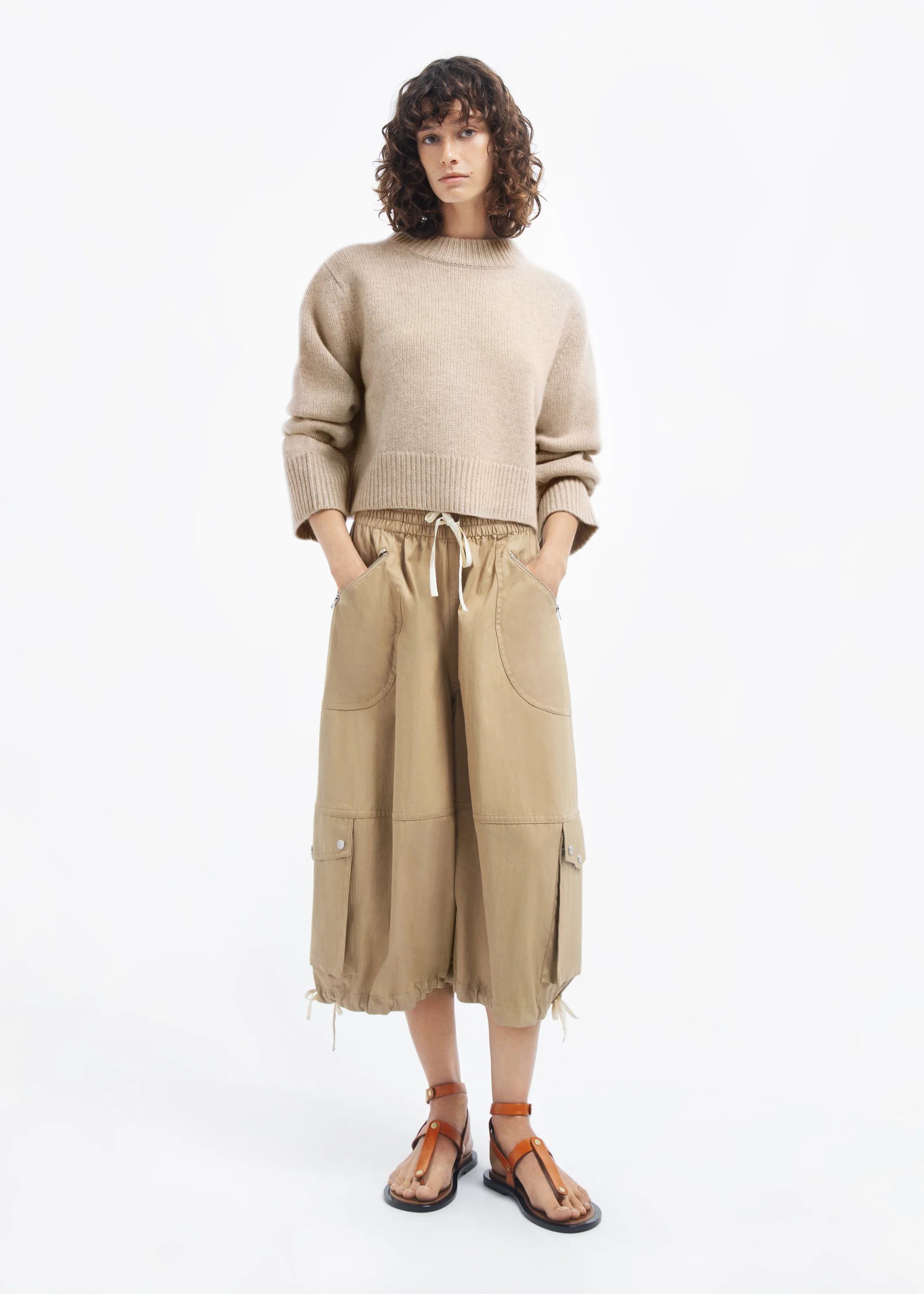 Braies Pant in Cotton Twill - Camel