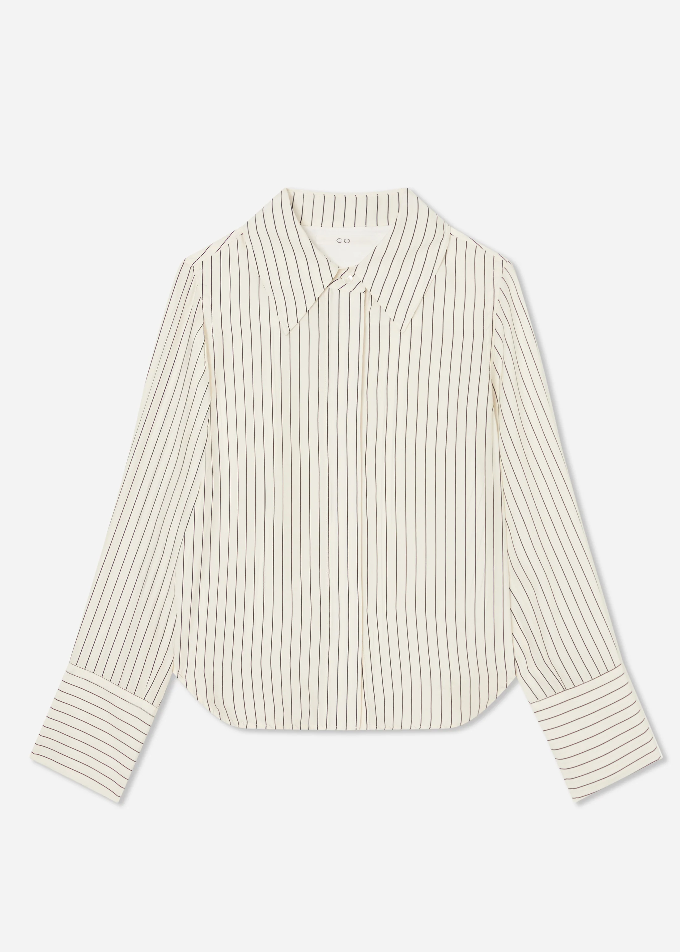 422-fitted-classic-shirt-in-silk-stripe-4.webp Fitted Classic Shirt in Silk - Stripe