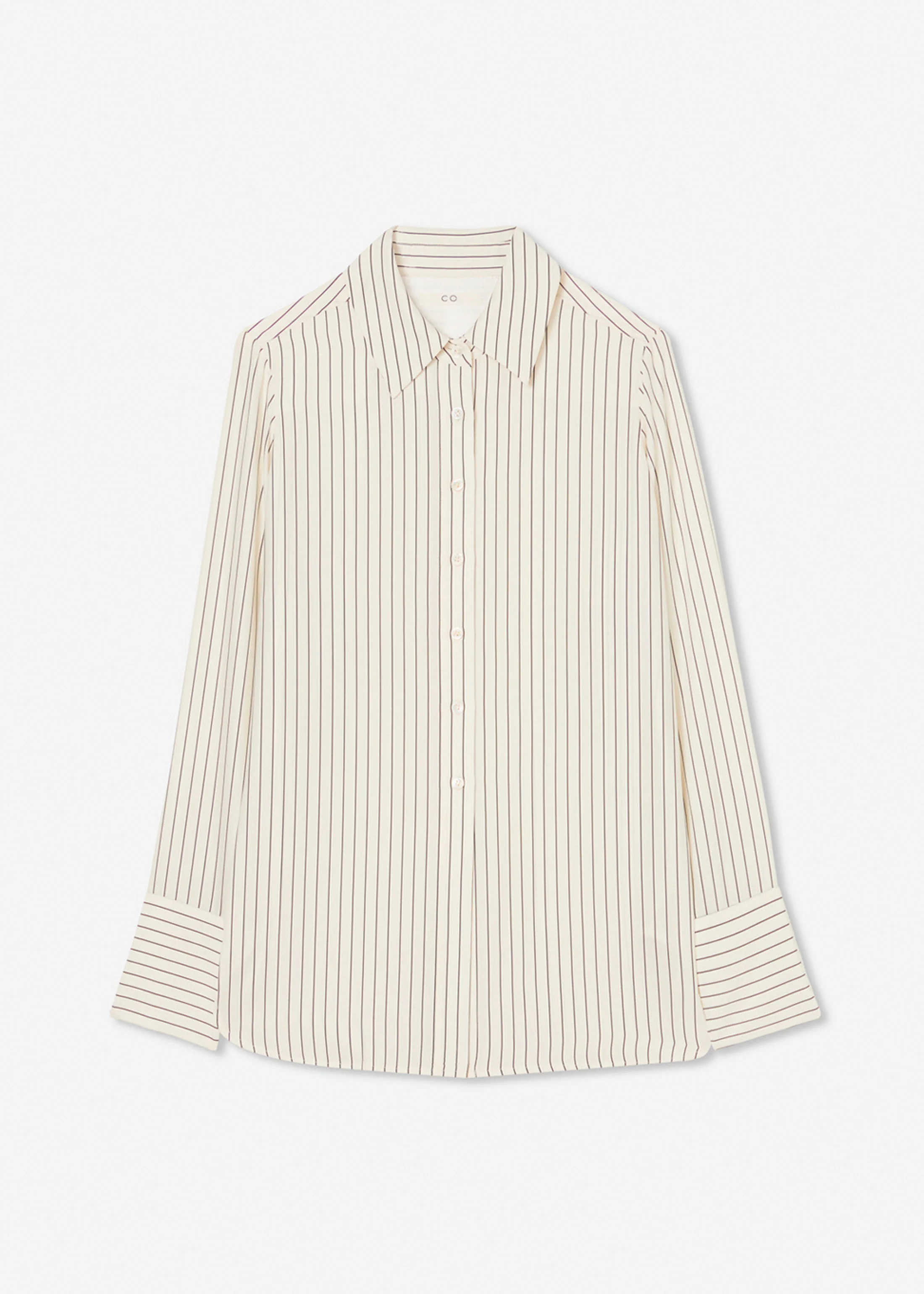 429-button-down-shirt-in-silk-stripe-7.webp Button Down Shirt in Silk - Stripe