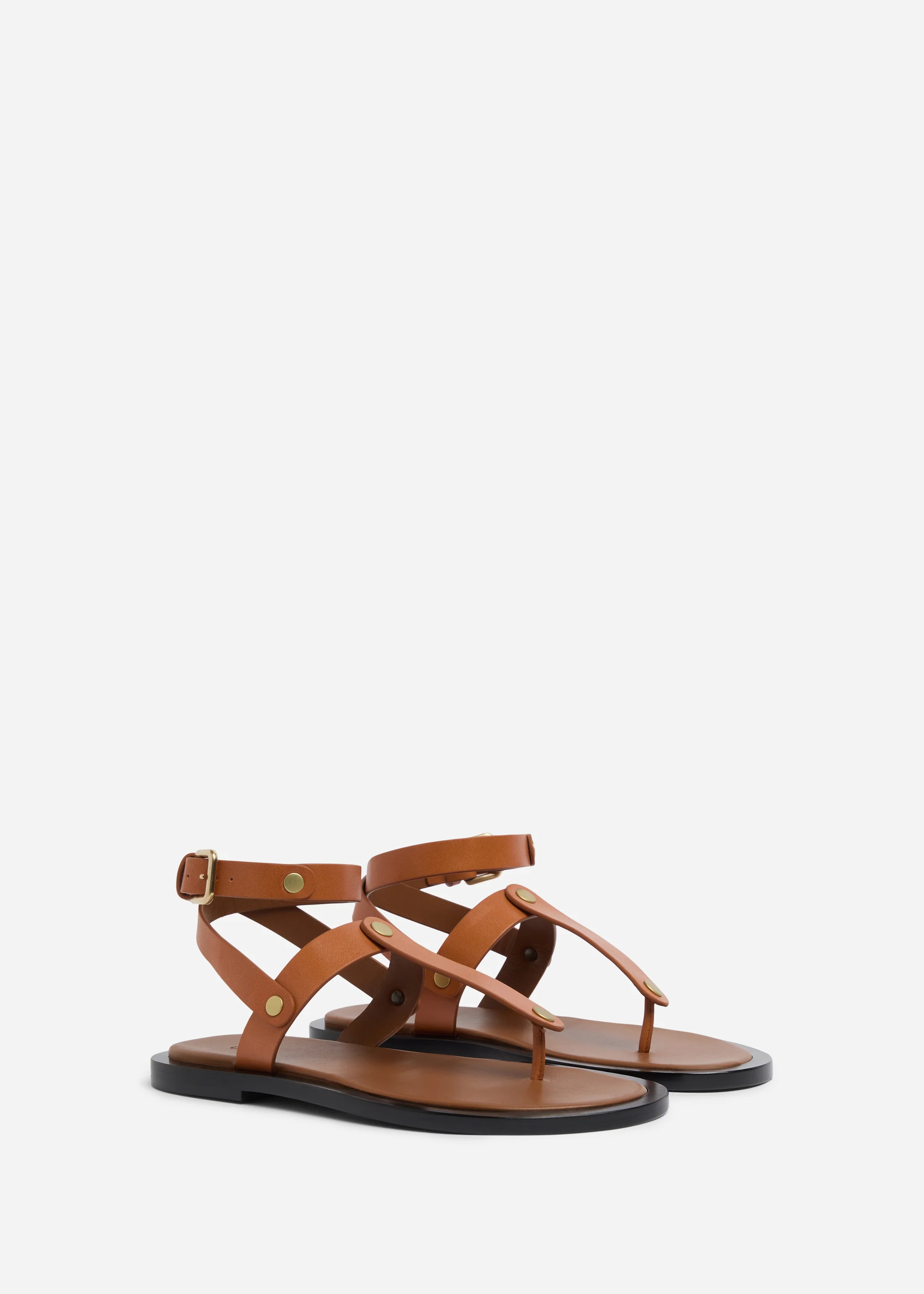 450-ankle-wrap-sandal-in-calf-skin-leather-cognac-2.webp Ankle Wrap Sandal in Calf Skin Leather - Cognac