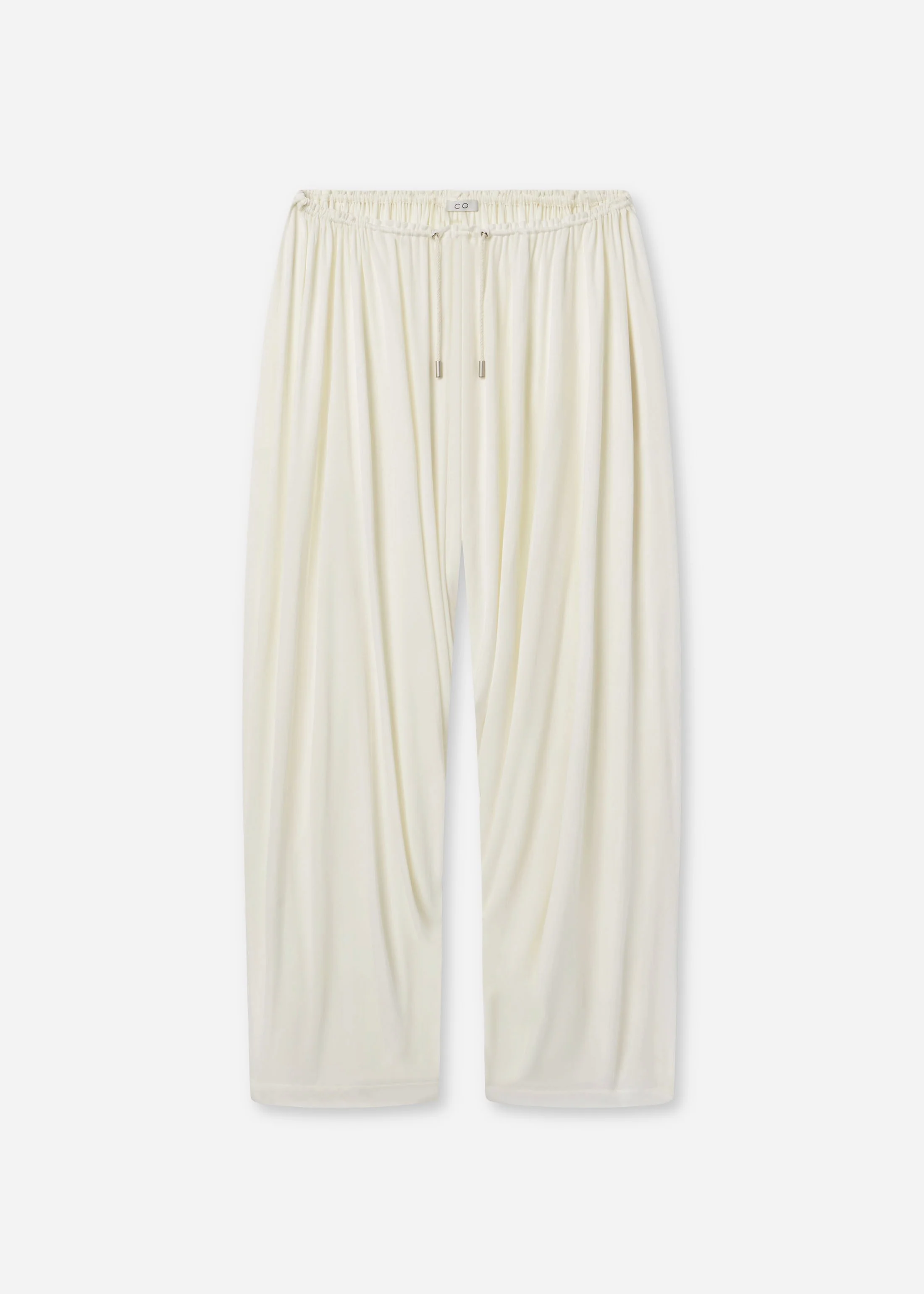 808-elasticated-waist-gathered-pant-in-viscose-ivory-5.webp Elasticated Waist Gathered Pant in Viscose - Ivory
